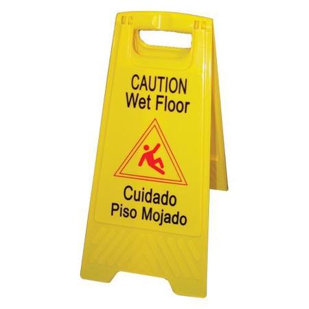 Winco Wet Floor Caution Sign WCS-25